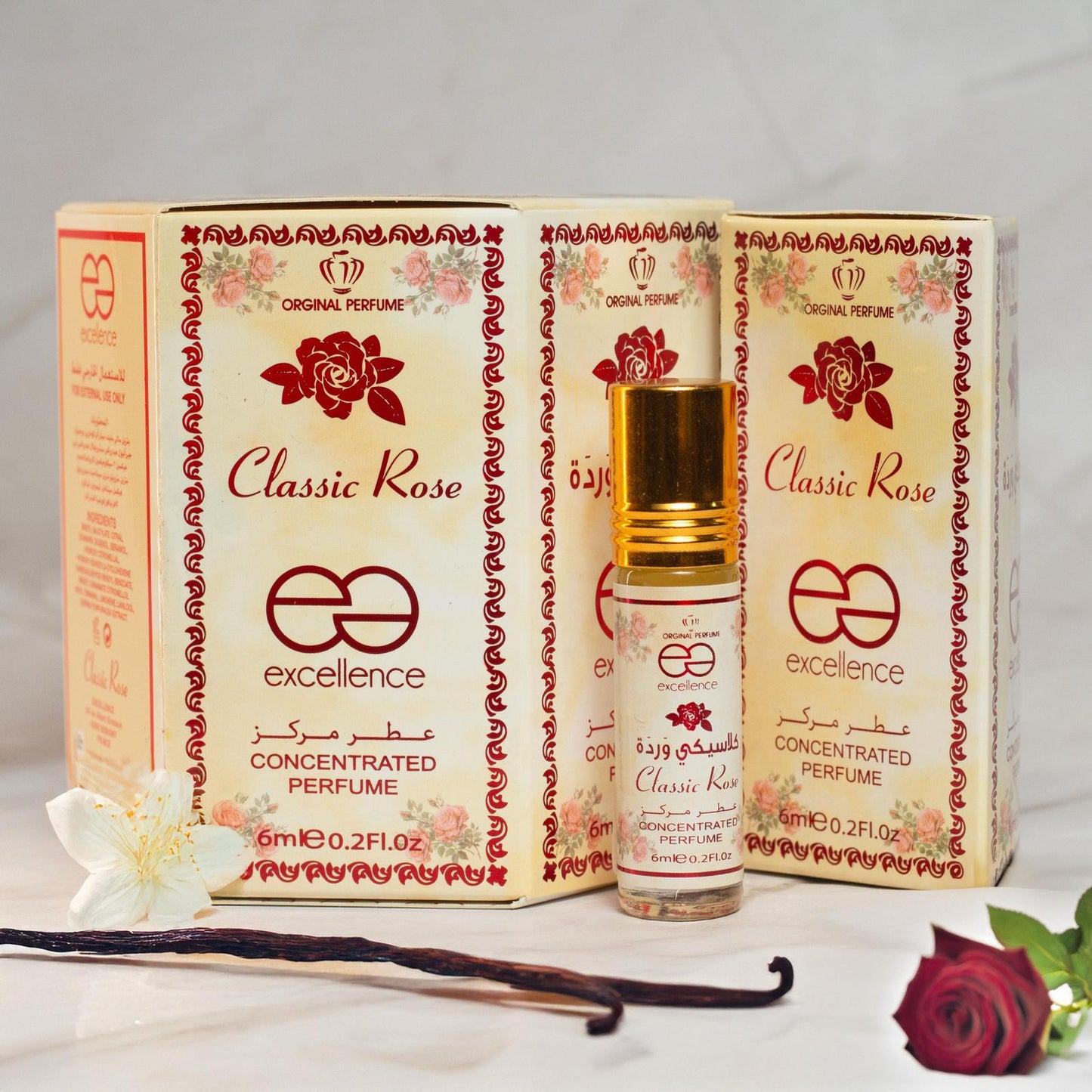 Rose classique - CP EXCELLENCE 6ml*6pcs