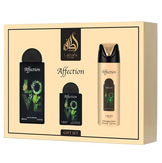 Coffret Affection 3pcs LATTAFA P 100 ml + 200 ml + 20 ml