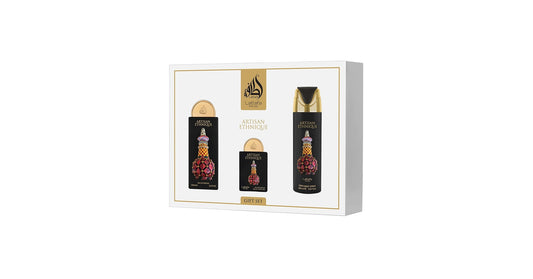 Coffret cadeau Artisan Ethnique 3 pièces LATTAFA P 100ml + 200ml + 20ml
